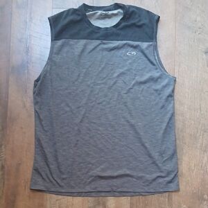 Men's Sleeveless Gray Shirt